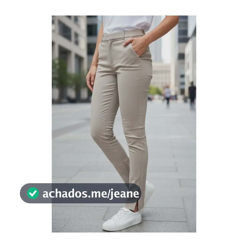 Calça Alfaiataria Hering Confortável Feminina Social