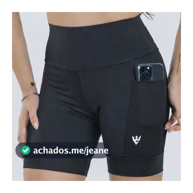 Shorts Feminino Poliamida Para Corrida Com Bolsos