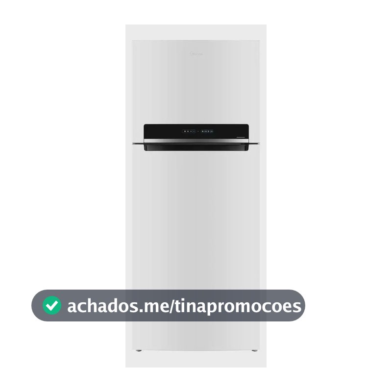 Geladeira Midea Frost Free Duplex Inverter 473L com Painel Digital e A Alarme de Porta Aberta Branca Bivolt