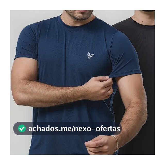 Kit 2 Camisa Camiseta Dry Fit Uvb Térmica Masculina Academia