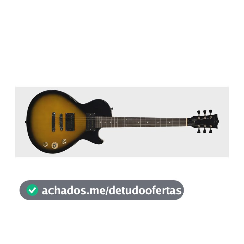 Guitarra Michael Les Paul Gml300 Vs Vintage Sunburst Orientação Da Mão Destro
