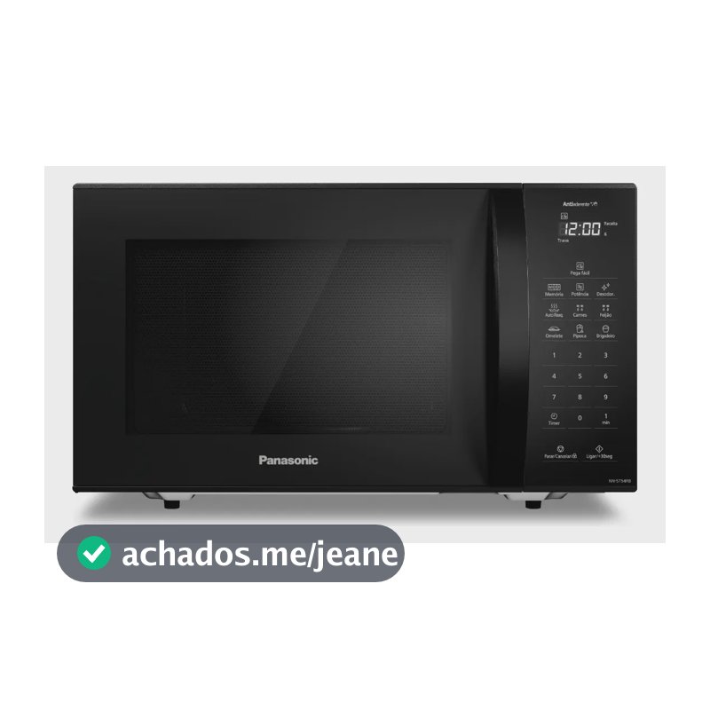 Micro-ondas Panasonic Nn-st54rbru 27 Litros Preto 220v 220v