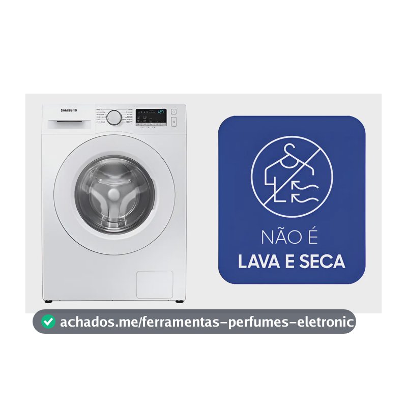 Lavadora Digital Inverter Samsung Ww11t Branca 11kg Cor Branco