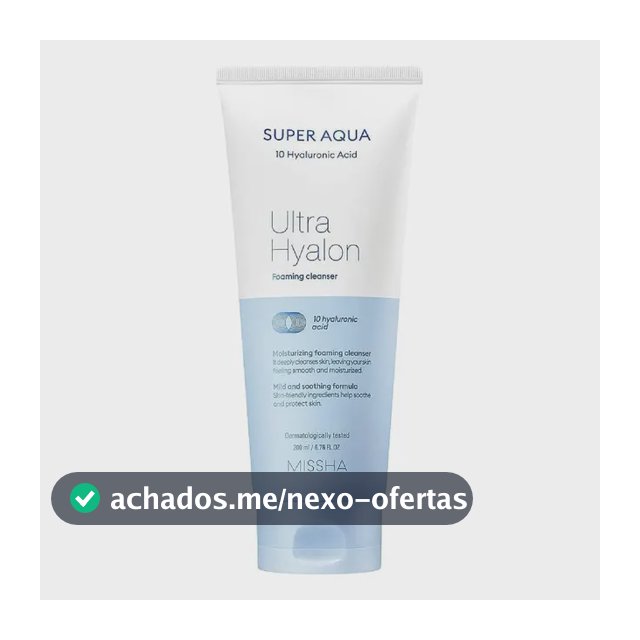 c Ss/limpador Facial Missha Super Aqua Ultra Hyalron Cleans