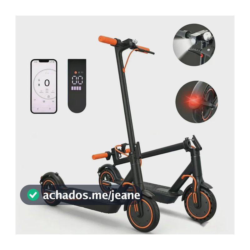 Patinete Elétrico Korr KORR-XM01 com Motor 500W, Dobrável e Autonomia de 25 km
