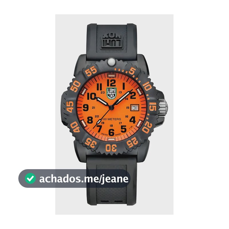 Relógio de pulso Luminox para homens X2.2079 preto