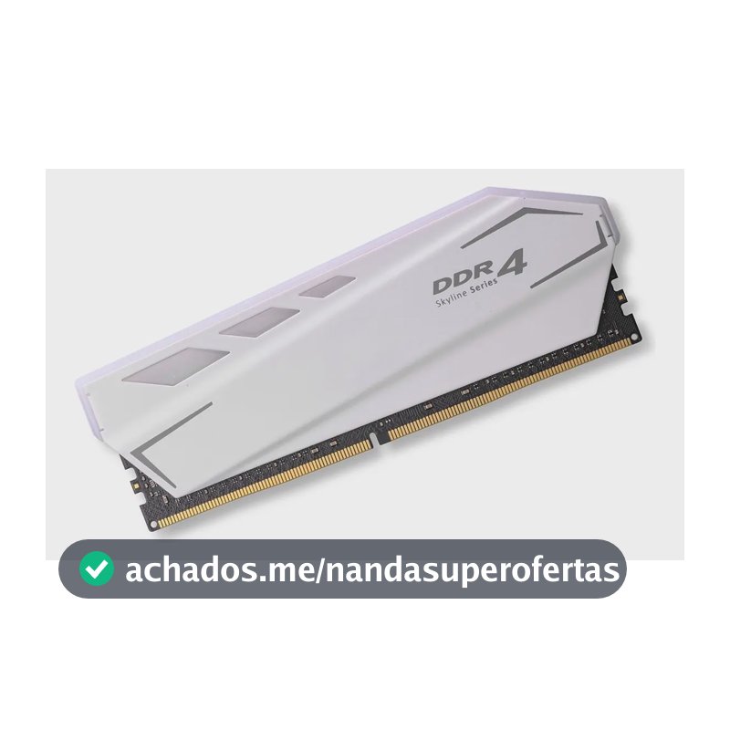 Memória Ram Twoingames Ddr4 Rgb Cor Branca 16gb 3200mhz