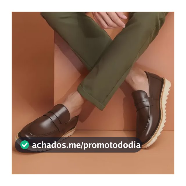 Sapato Casual Loafer Tratorado Comfort Premium