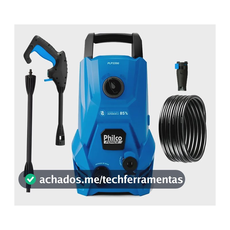 Lavadora De Alta Pressão Profissional Philco 1300psi 1300w Azul 127v 60hz
