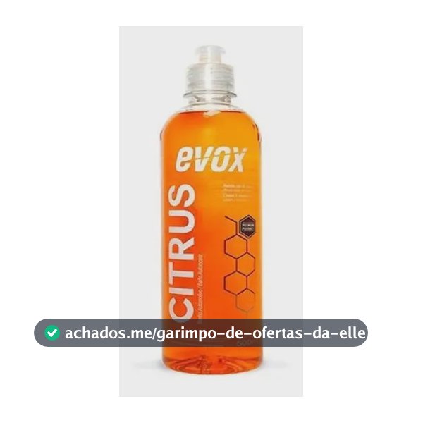 Banho Automotivo Citrus Shampoo 500ml Evox