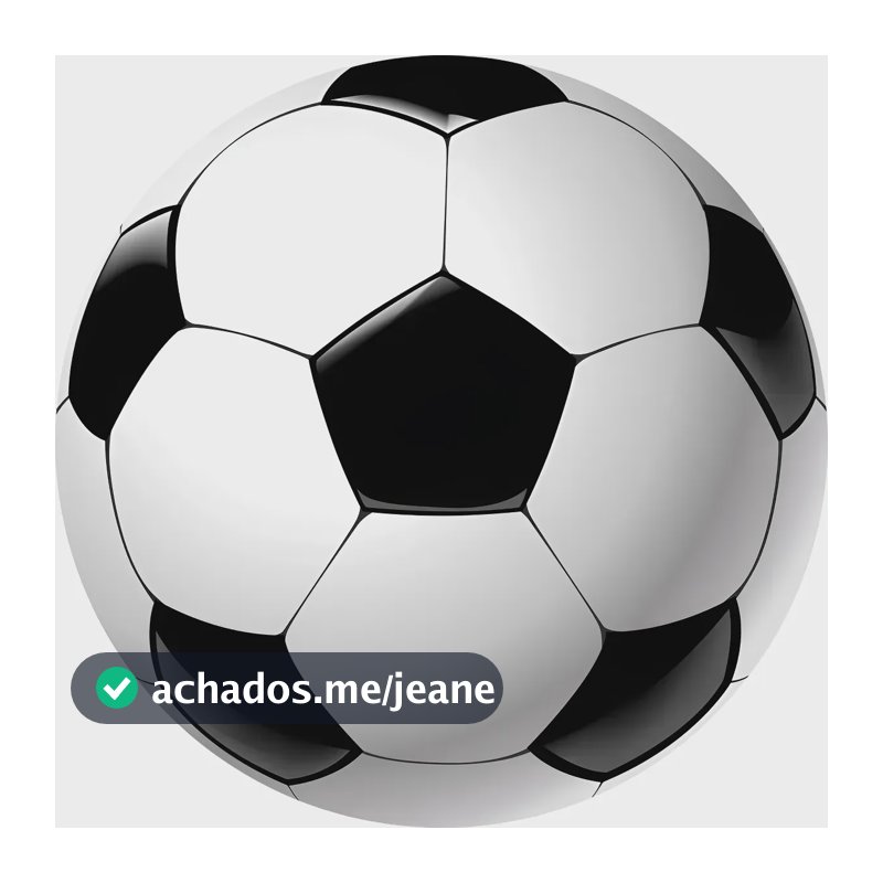 Painel De Festa Redondo Decoração De Futebol 50x50 Bola De Futebol Rm-0177