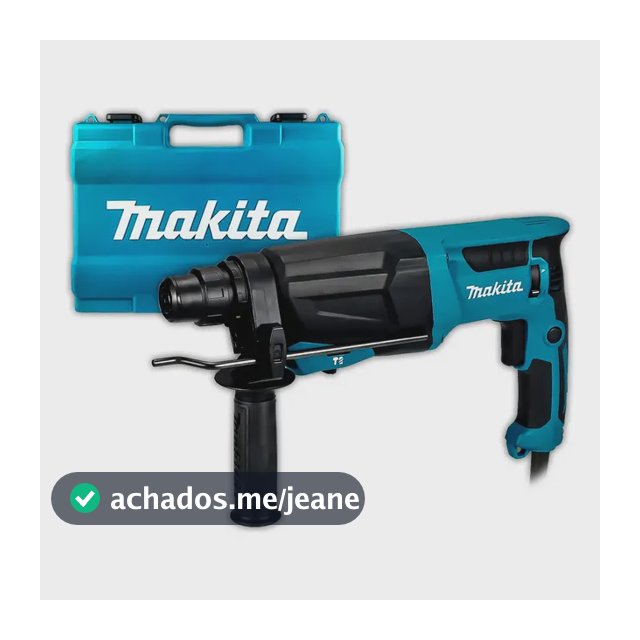 Martelete Combinado 800w Sds Plus Hr2670 Profissional Makita Cor Azul-turquesa