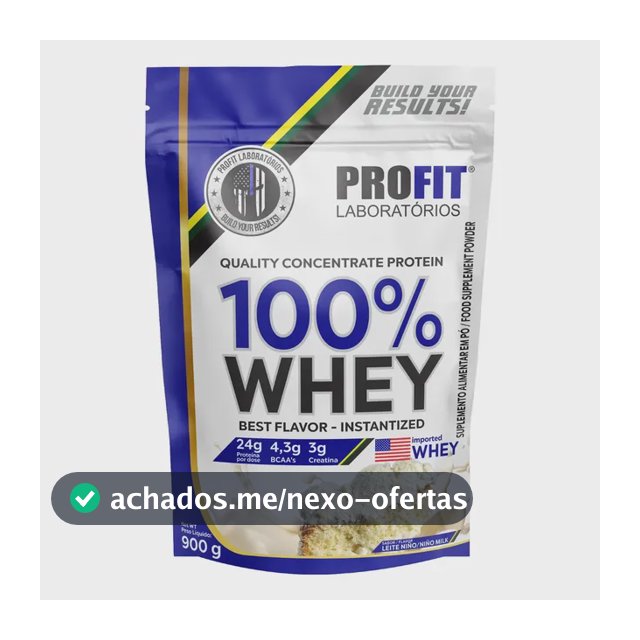 Whey protein Profit 100% Quality Concentrate em pó sabor Leite Niño x 900g