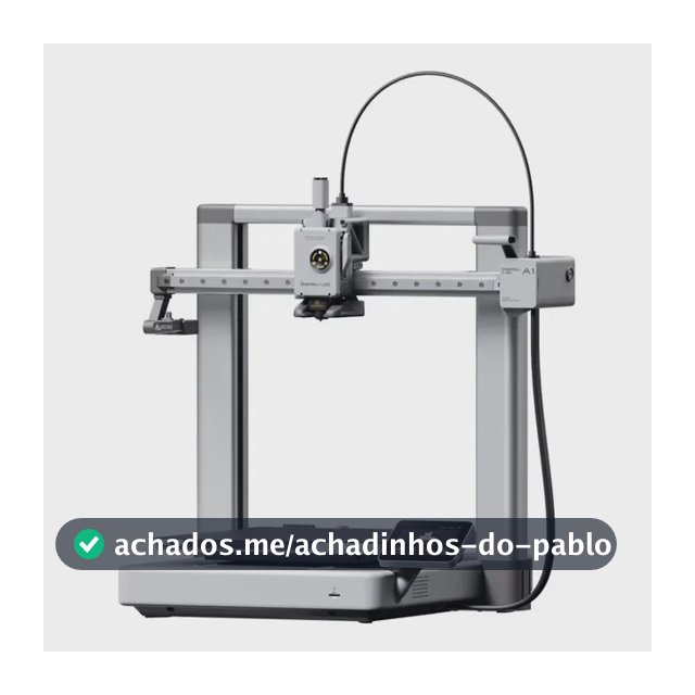 Impressora 3d Fdm Aberta A1 Bambu Lab Cor Branco 127/220v