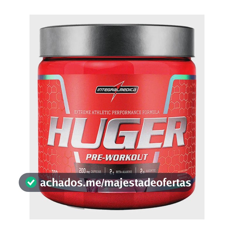 Pré Treino Huger Bubble Gum Pote Com 320g Integralmédica
