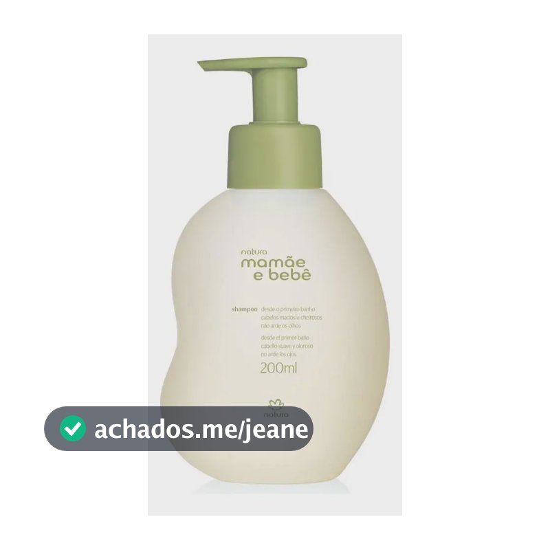 Shampoo Mamãe E Bebê Cachinhos e crespinhos