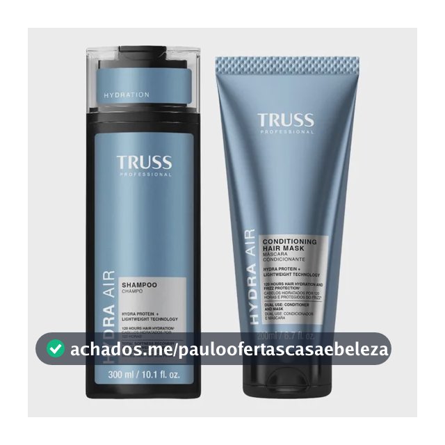 Kit Truss Hydra Air - Shampoo 300ml + Condmask Máscara Condi