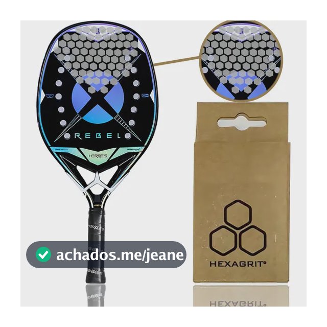 Tratamento Adesivo  Hexagrit para Raquete de Beach Tennis
