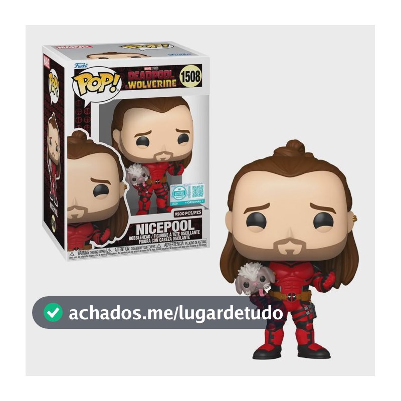 Boneco Funko Pop! Marvel Deadpool & Wolverine - Nicepool