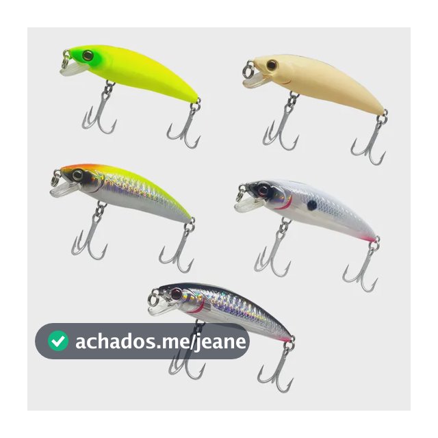 Isca Artificial Inna 70 Marine Sports 7cm 11g - Kit 5 Iscas