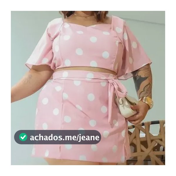 Conjunto Feminino Estampado Cropeed E Shorts Saia Plus Saize
