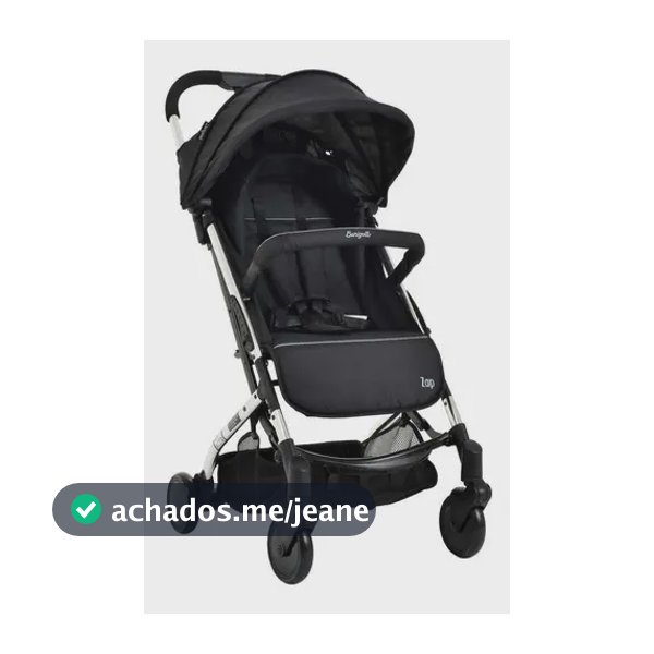 Carrinho de Bebê Zap Burigotto - Metal, Prata
