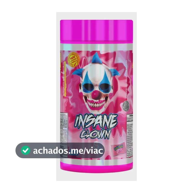 Suplemento em pó Demons Lab Beta alanina Pré Treino Insane Clown 350g Demons sabor Tutti frutti x 350g