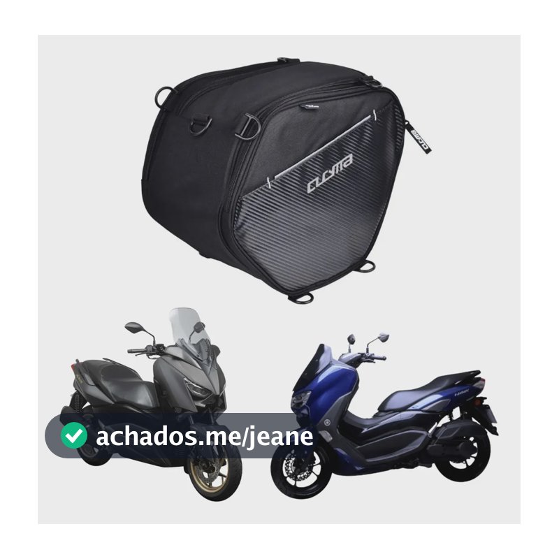 Bolsa Central Para Scooter 27l Yamaha Nmax160 & Xmax250 Preto