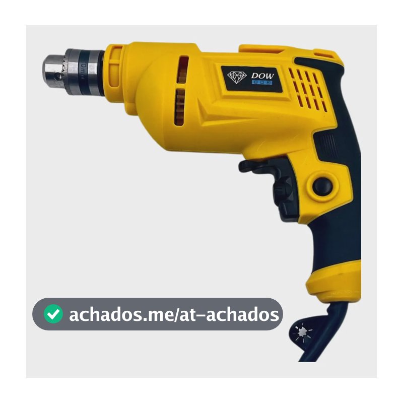 Furadeira E Parafusadeira  850w Mandril Chave 10 Mm 220v Amarelo 220v