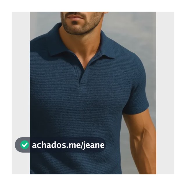Gola Polo Italiana Masculina  Malha Grossa Texturizada