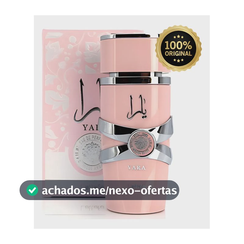Perfume Árabe Feminino Yara Lattafa Eau De Parfum 100 Ml Original Lacrado