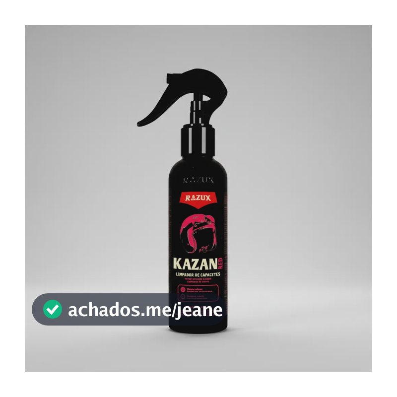 Kazan Red 240ml Higienizador Limpa Capacetes Razux Vonixx