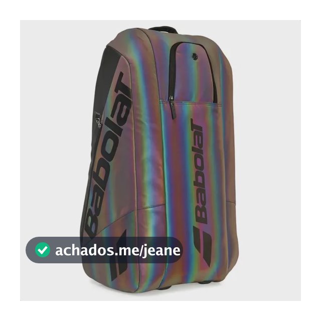 Raqueteira Babolat Pure Drive Rh9 Spectra Edition Irizado Azul E Roxo