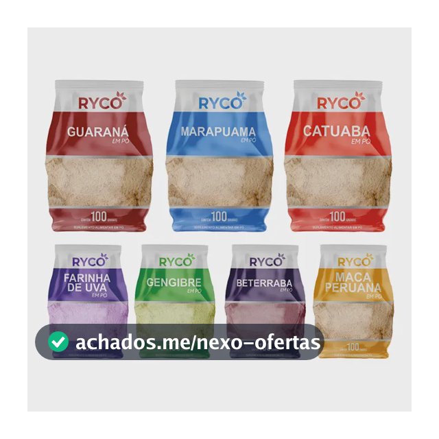 Kit Maca Peruana, Beterraba, Uva, Guaraná E Outros (7x100g) Neutro