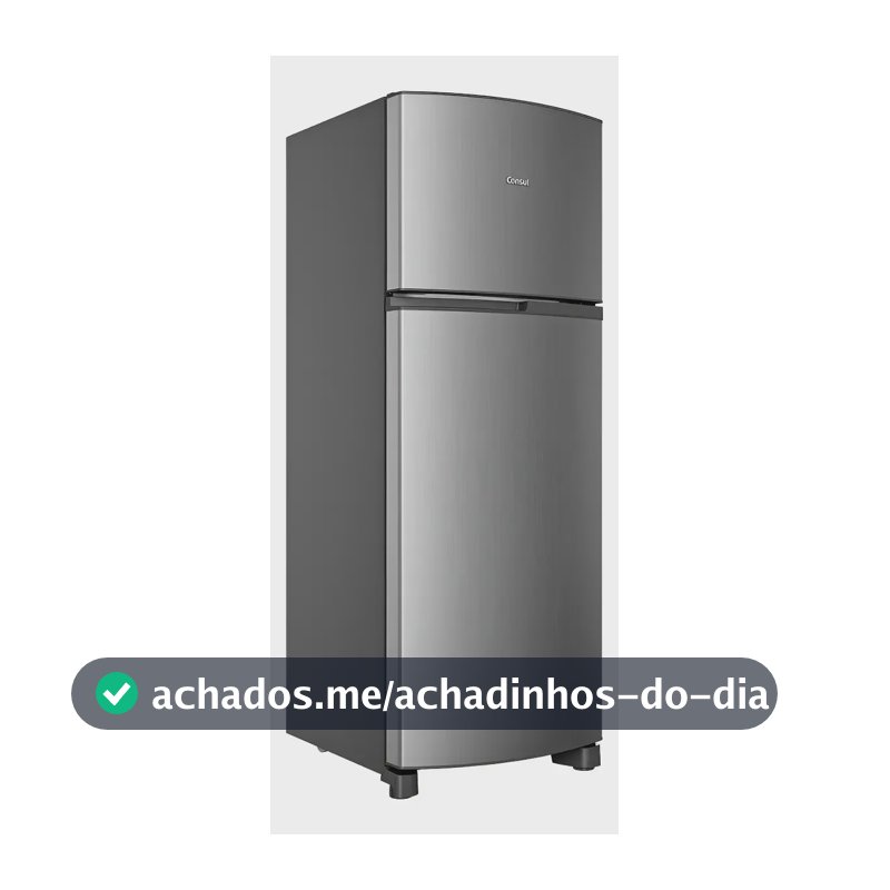 Geladeira Consul Crm40mk Frost Free 333l Cor Platinum 110v