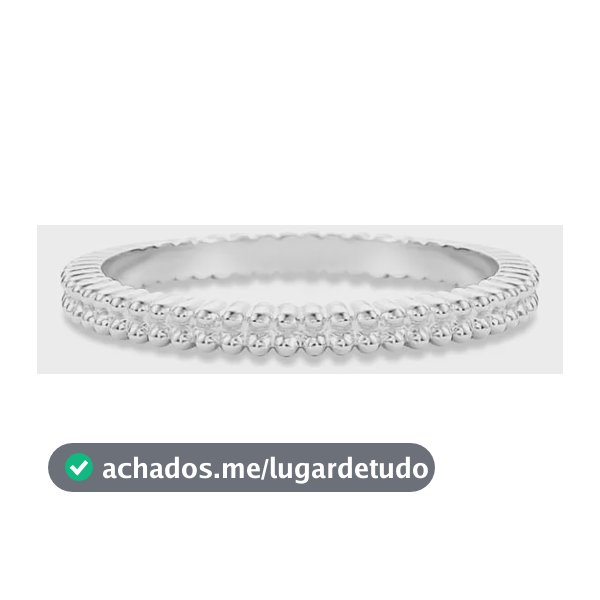 Anel Life Duplo Bolinhas Em Prata 925 16