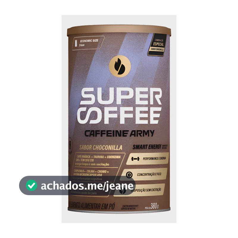 Supercoffee Choconilla - Economic Size 380g - Caffeine Army Choconilla