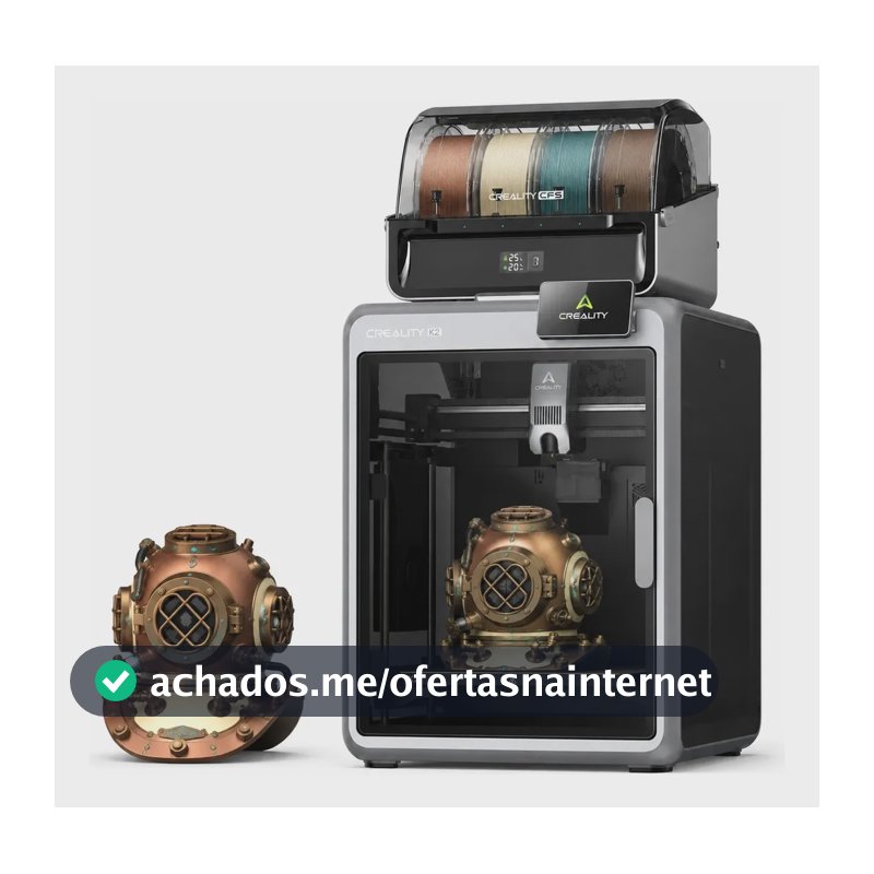 Impressora 3d Creality K2 Combo Multicolor Cfs 600mm/s 127/220v Preto