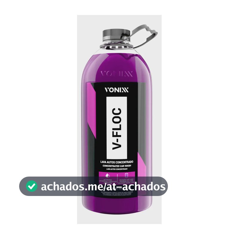 Shampoo V-Floc Automotivo Concentrado Vonixx Ph Neutro 3L