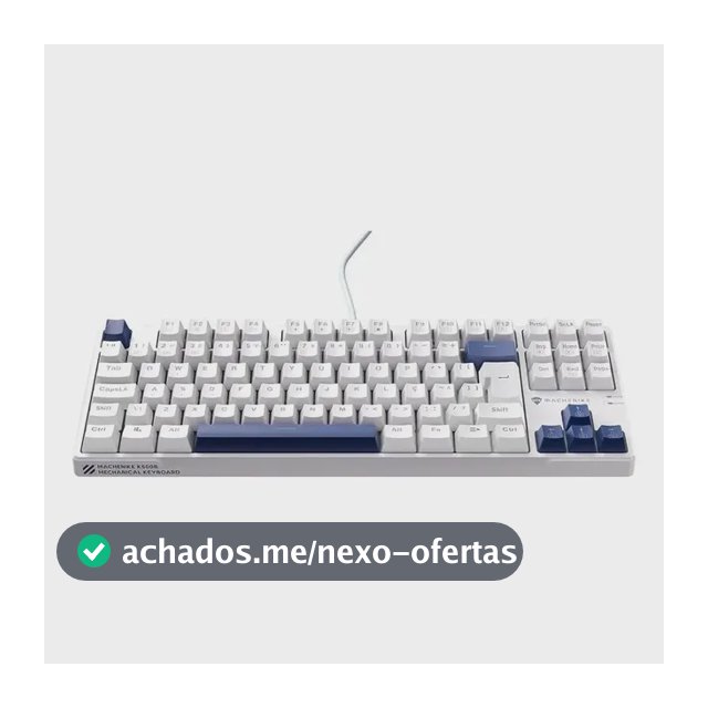 Machenike K500B-B87 Teclado Mecânico Gamer Switch Red Retroiluminação RGB Hot-Swappable