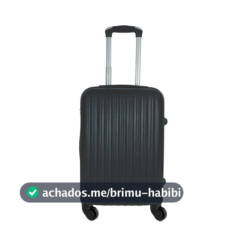 Mala De Viagem De Bordo 360º Pequena De Mão 10kg Em Cor Preto