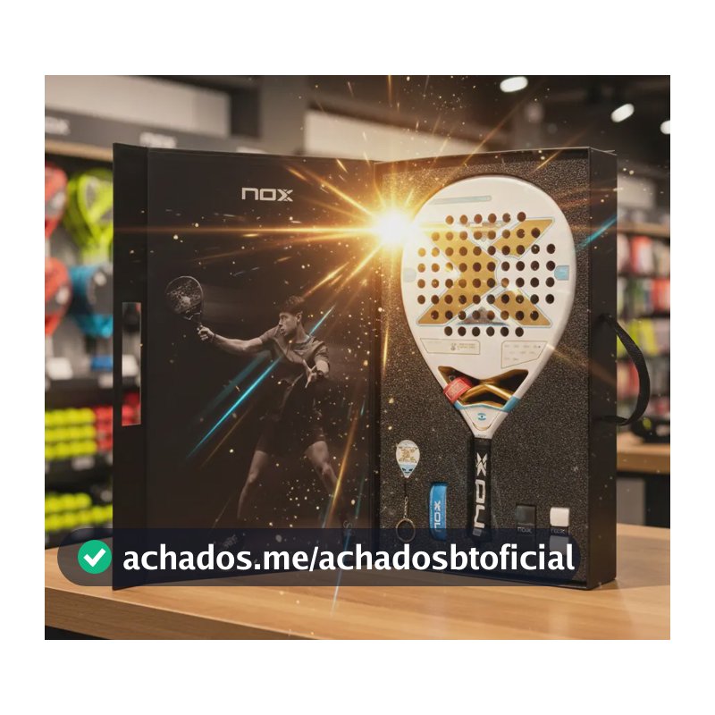 Box Raquete De Padel At10 Genius 18k Buenos Aires | Nox 2026 Branco
