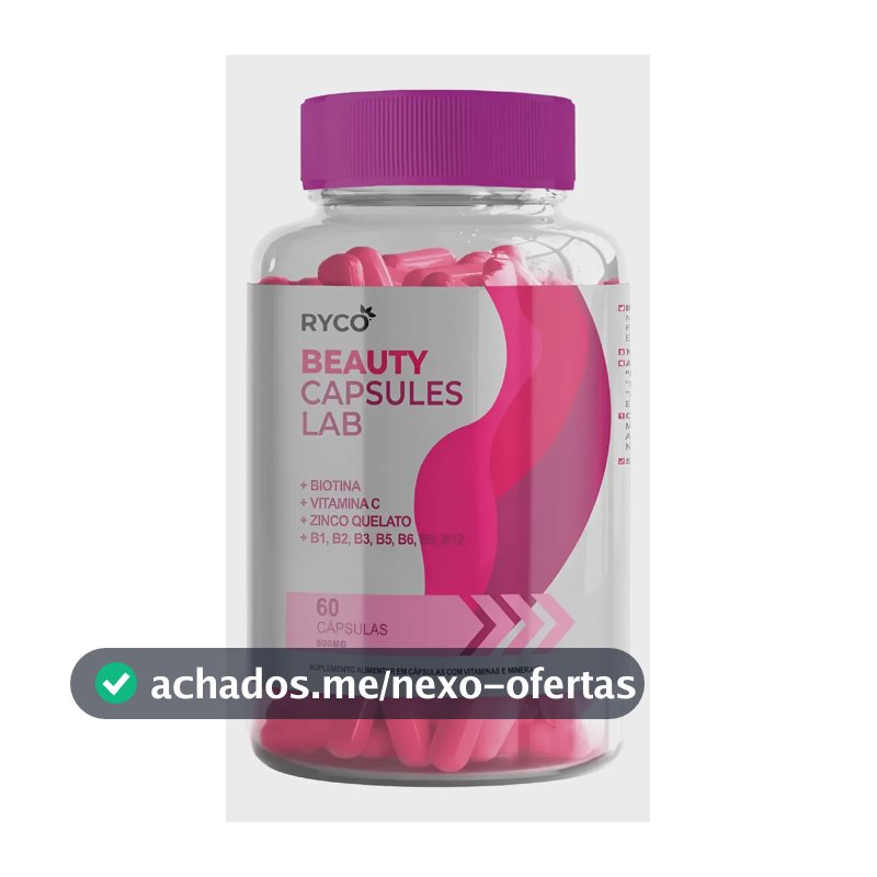 Biotina C/ B1 B2 B6 B12 Vitamina C Zinco Formula Pura 500mg Sem Sabor