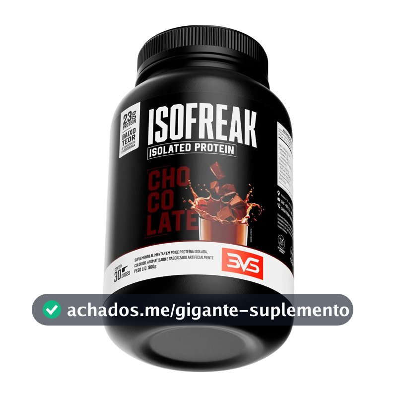 Whey Isolado Isofreak 900g Sabor: Chocolate - Fórmula Avançada Com 23g De Proteína Por Dose