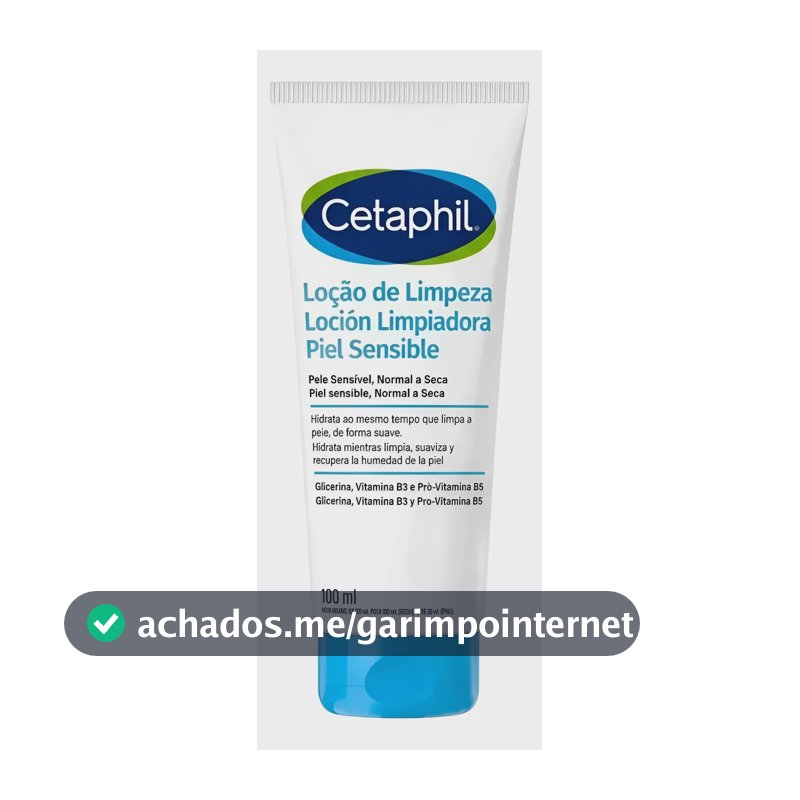 Cetaphil Loção De Limpeza 100ml Pele Seca E Sensível Normal A Sensível Dia