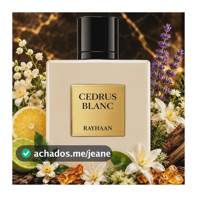 Perfume Árabe Rayhaan Cedrus Blanc Edp 100 Ml Original