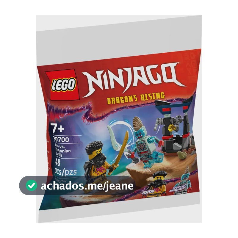 Bolsa plástica Lego Ninjago Battle Arin Vs Dragonid 30700 - 48 unidades 48 Arin