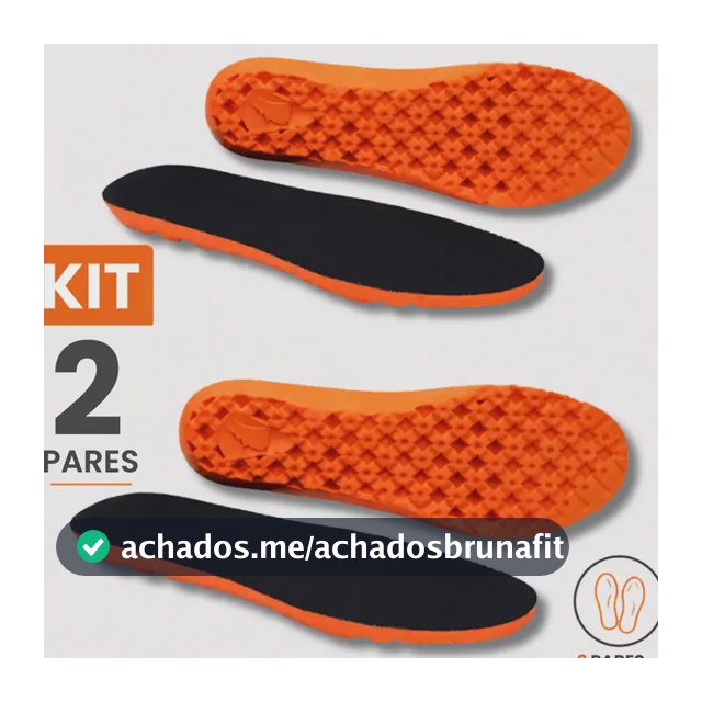 Kit 2 Pares Palmilha Ortopédica Tênis Sapatênis Bota Coturno