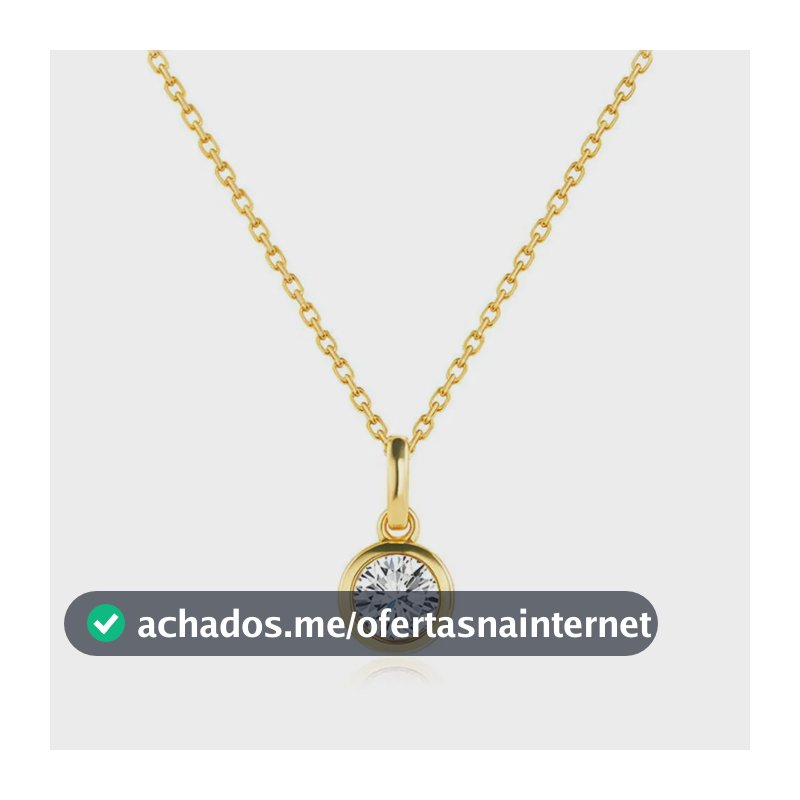 Colar Zoffy Folheados Premium Colar Ponto De Luz 6mm Feito De Banhado A Ouro 18k Dourado