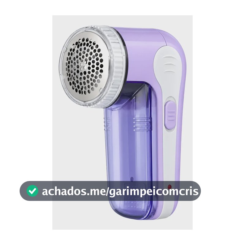 Papa Bolinhas Elétrico Roupas Recarregável Bivolt Tira Pelos Lilás 127/220v